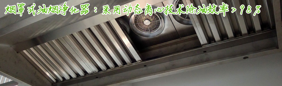 煙罩式油煙凈化器，除油效率>98%，川菜湘菜凈化首選！